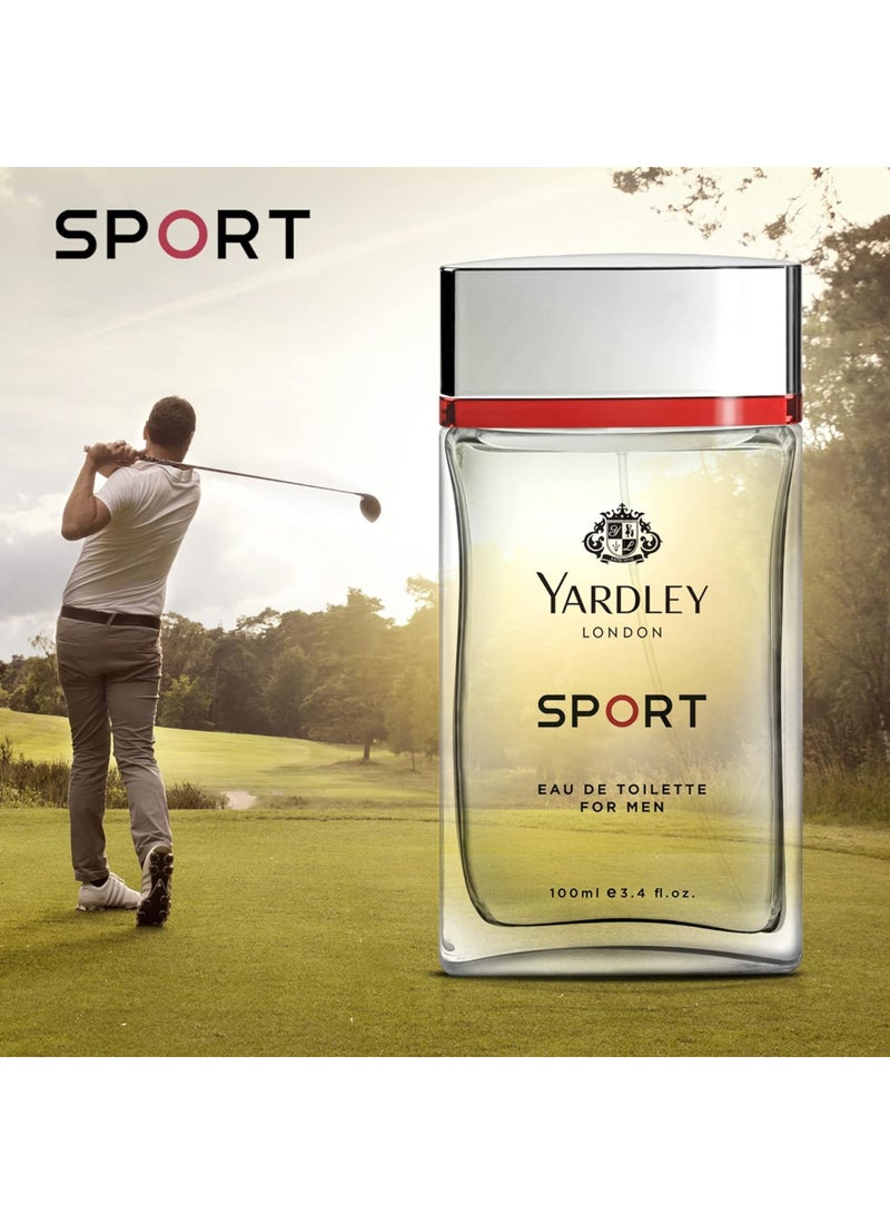 Yardley London Sport EDT 100ml - Image 3