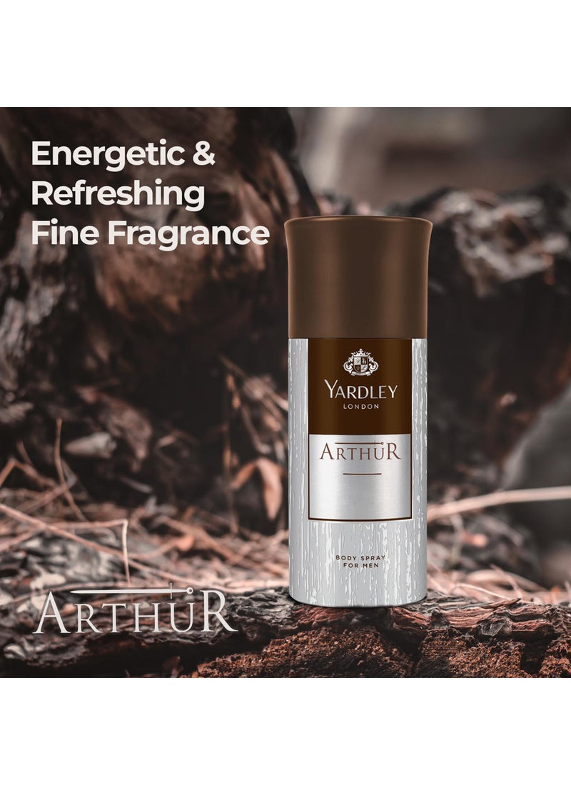 ياردلي بخاخ الجسم أرثر 150ملليلتر - Image 3