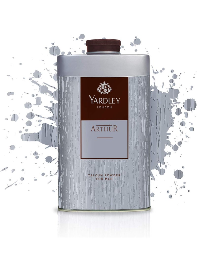 ياردلي بودرة تلك لندن آرثر مزيلة للعرق للرجال 150جرام - Image 2