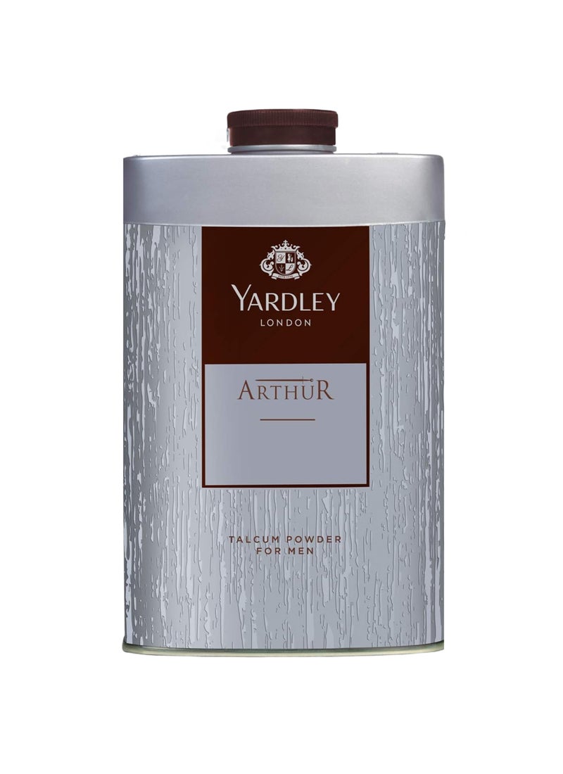ياردلي بودرة تالك لندن آرثر للرجال لإزالة الروائح الكريهة 250جرام - Image 1