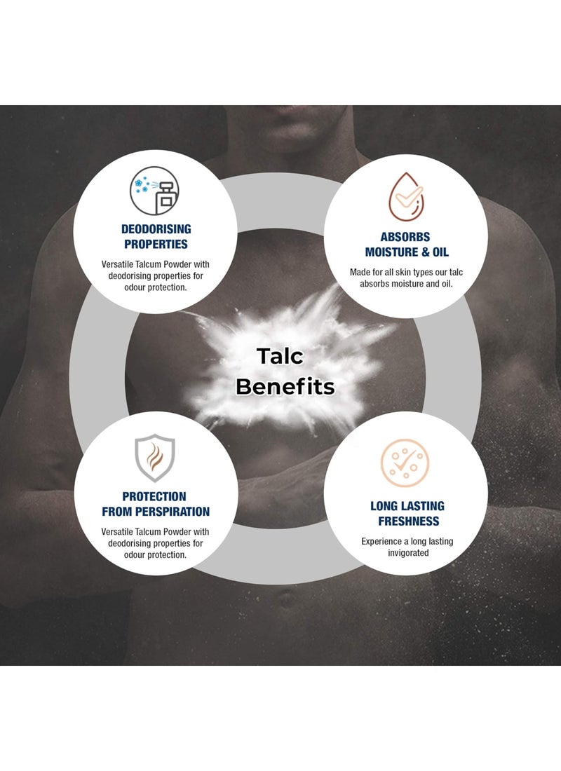ياردلي بودرة تالك لندن آرثر للرجال لإزالة الروائح الكريهة 250جرام - Image 2
