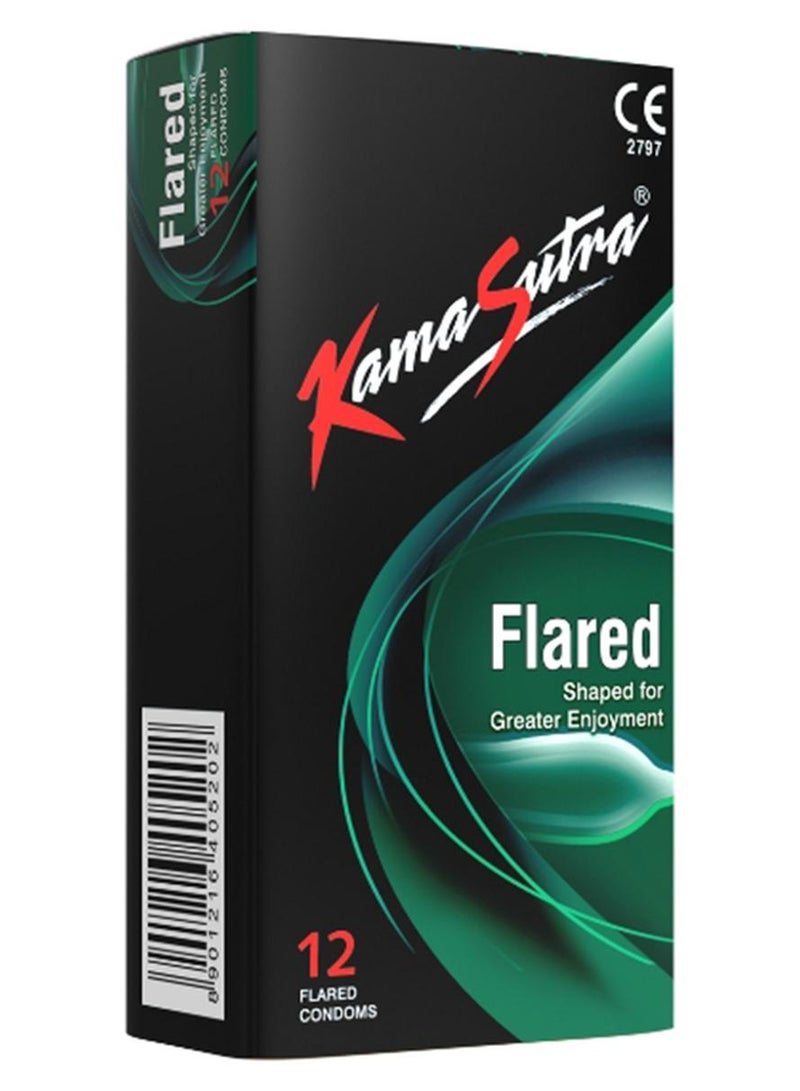 Kamasutra 12-Piece Flared Shaped Condom Set - Image 1