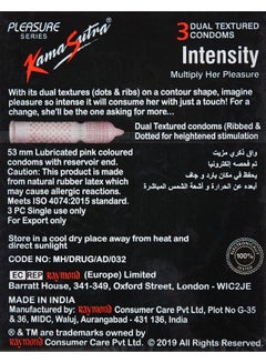 Kamasutra 3-Piece Intensity Multiply Her Pleasure Condom Set  - Image 3