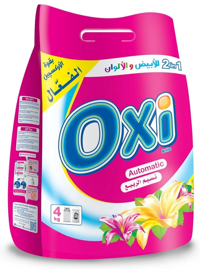 Oxi 2-In-1 Spring Breeze Brite Powder 4kg 