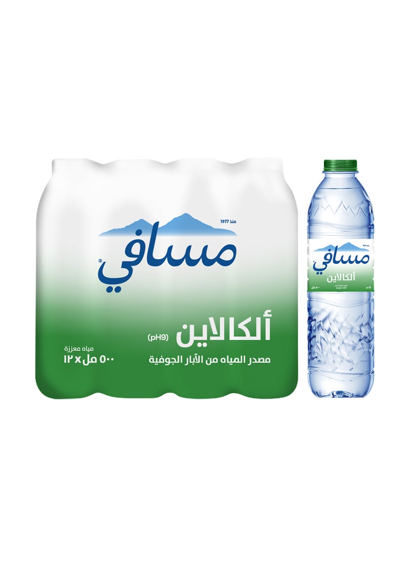 Masafi Alkaline Natural Water 500ml Pack of 12 - Image 4