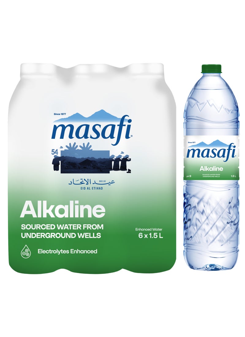 Masafi Alkalife Natural Water 1.5Liters Pack of 6 - Image 2