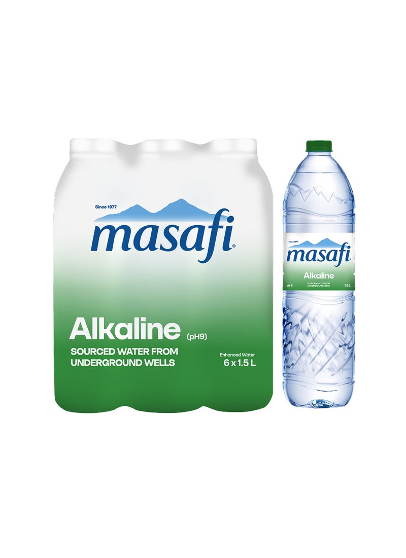 Masafi Alkalife Natural Water 1.5Liters Pack of 6 - Image 1