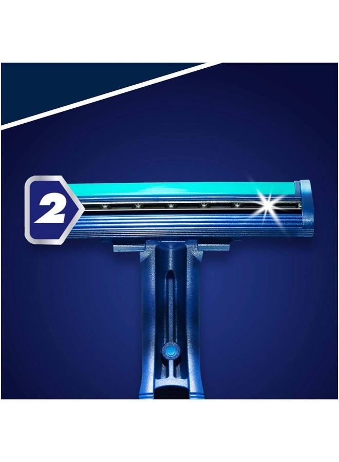 Gillette 10-piece Horse Shaving Razor Blue - Image 4