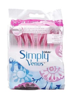 Venus Gillette Simply 3 Women's Disposable Razor 8+4 Count  - Image 1