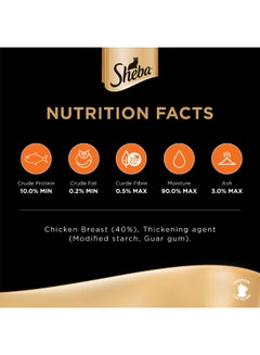 Sheba Succulent Chicken Breast Wet Cat Food Can 85g Pack of 6  - Image 4