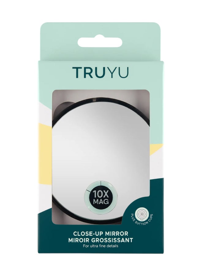 QVS Close-Up Mirror With Suction Cup Clear/Black  - Image 1