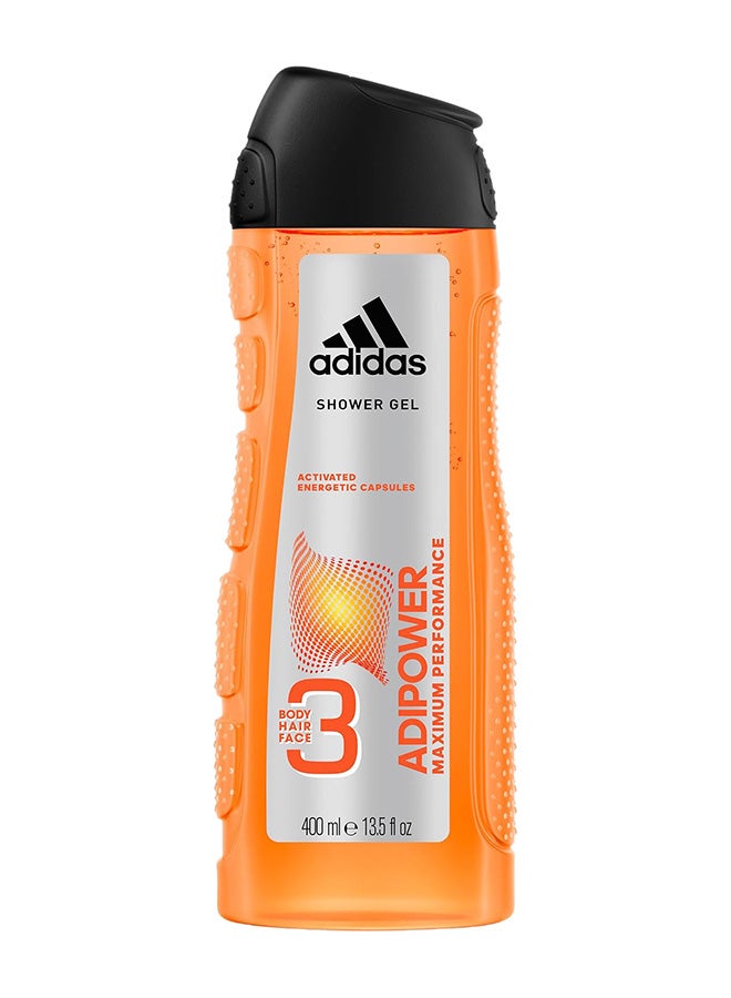 adidas جل استحمام أديباور 3 في 1 فائق المفعول 400ملليلتر - Image 1