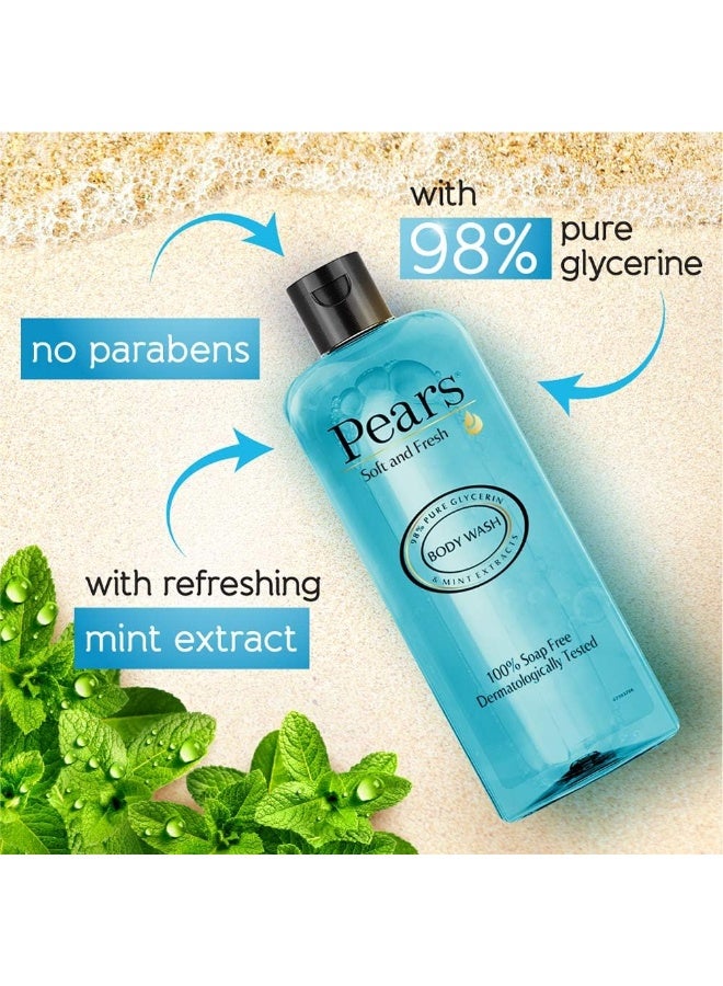 Pears - Soft And Fresh Body Wash 250ml - Image 1