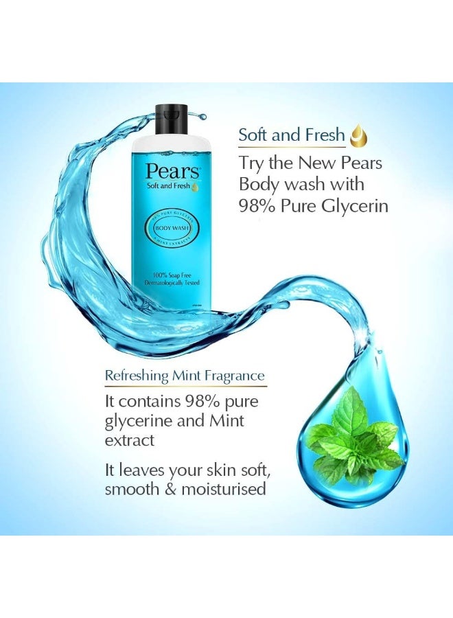 Pears - Soft And Fresh Body Wash 250ml - Image 1