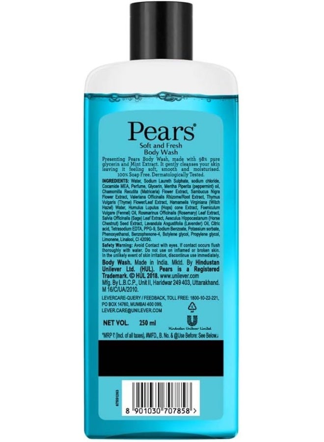 Pears - Soft And Fresh Body Wash 250ml - Image 1