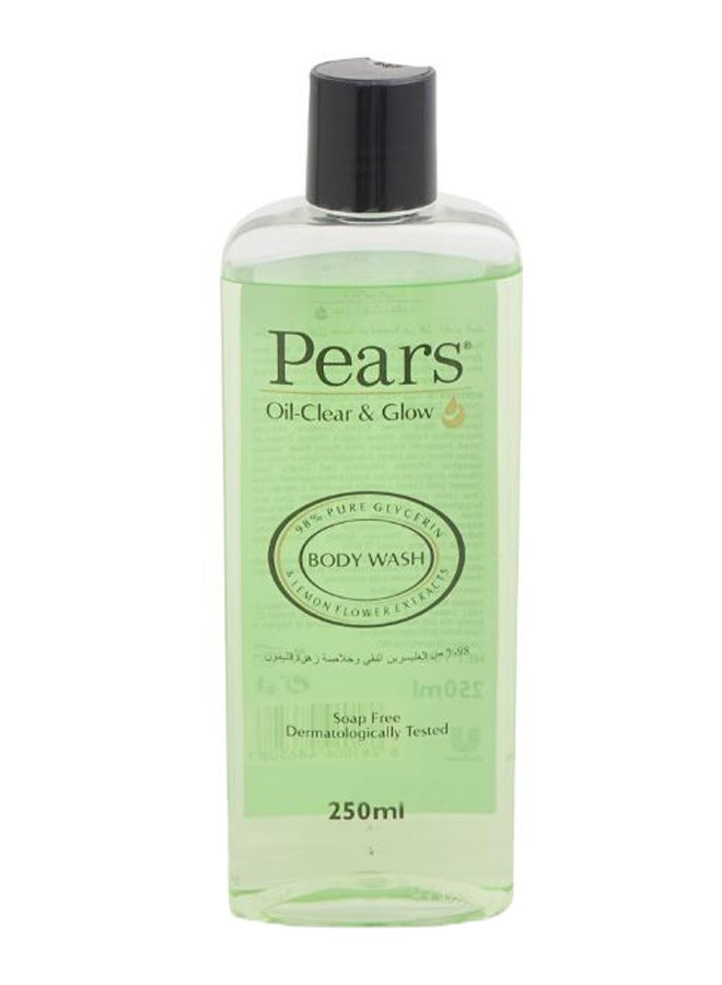 Pears Oil Clear & Glow Body Wash green 250ml - Image 1