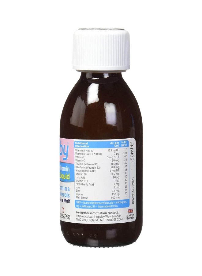 Vitabiotics Wellbaby Multi-Vitamin Liquid 150ml - Image 3