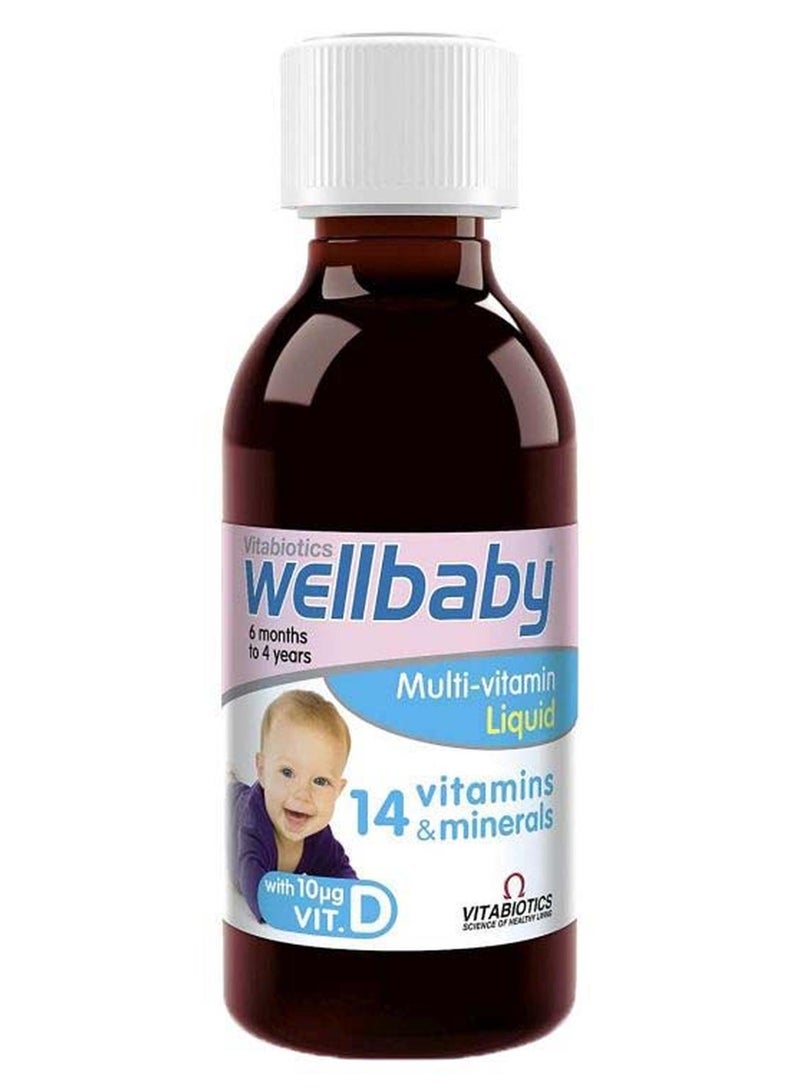 فيتابيوتيكس سائل ويل بيبي متعدد الفيتامينات سعة 150 مل - Image 1
