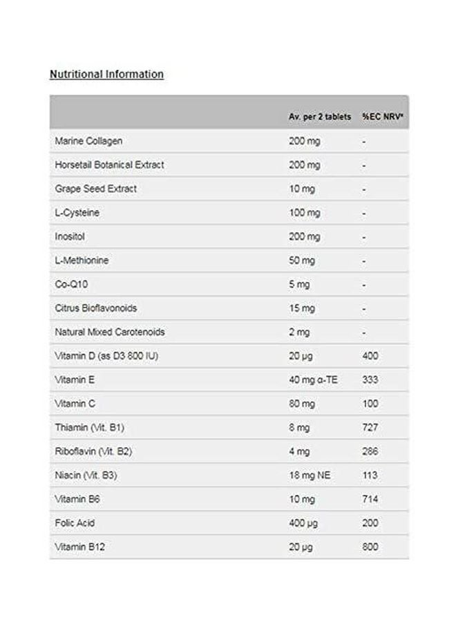 Vitabiotics Perfectil Plus Hair 60 Tablets - Image 4