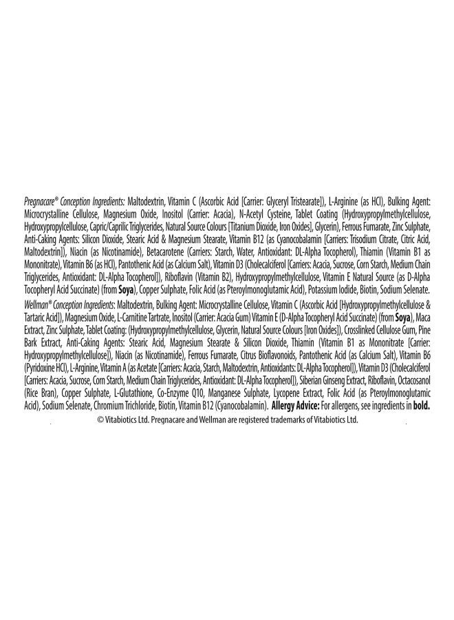 Vitabiotics Pregnacare Him And Her Conception 60 Tablets - Image 5