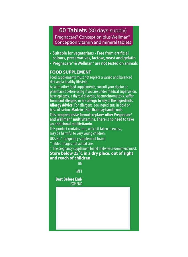 Vitabiotics Pregnacare Him And Her Conception 60 Tablets - Image 2