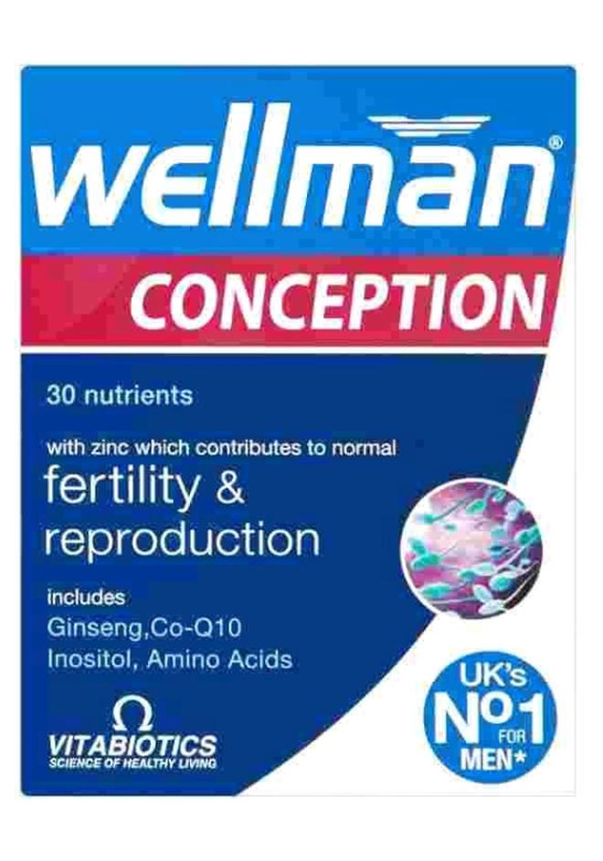 Vitabiotics Wellman Conception 30 Tablets - Image 1