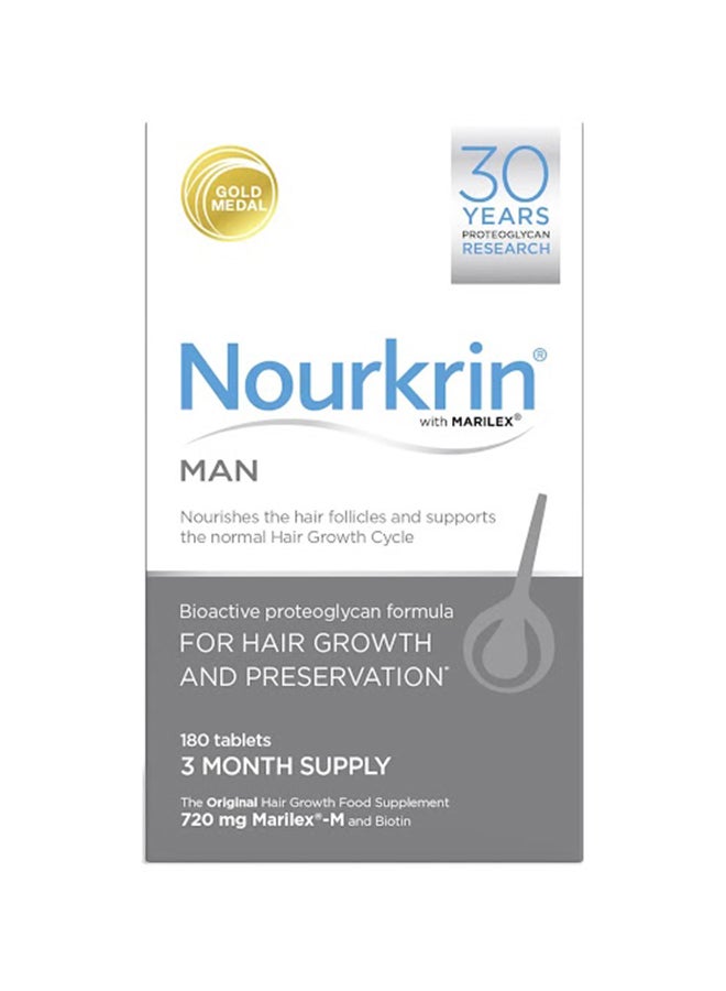 NOURKRIN - Hair Supplement Starter Pack - 180 Tablets - Image 1
