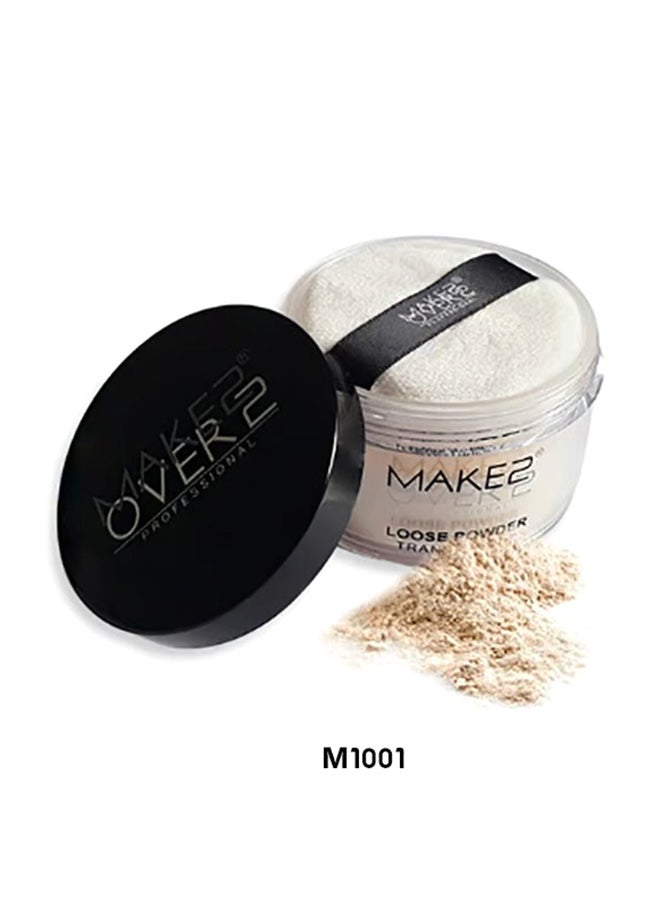MAKE OVER 22 - Loose Setting Powder M1001 Light Cream - Image 1