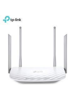 TP-LINK Archer C50 AC1200 Wireless Dual Band Router, Dual-Band 2.4GHz & 5GHz, 4x Fixed Antennas with Signal-Boosting Array, Up to 867 Mbps WiFi Speed, Archer C50 White  - Image 1