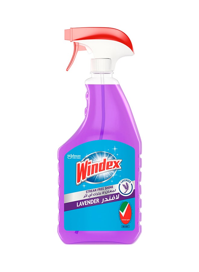 Windex Glass Cleaner Trigger Bottle Lavender 750ml - Image 1