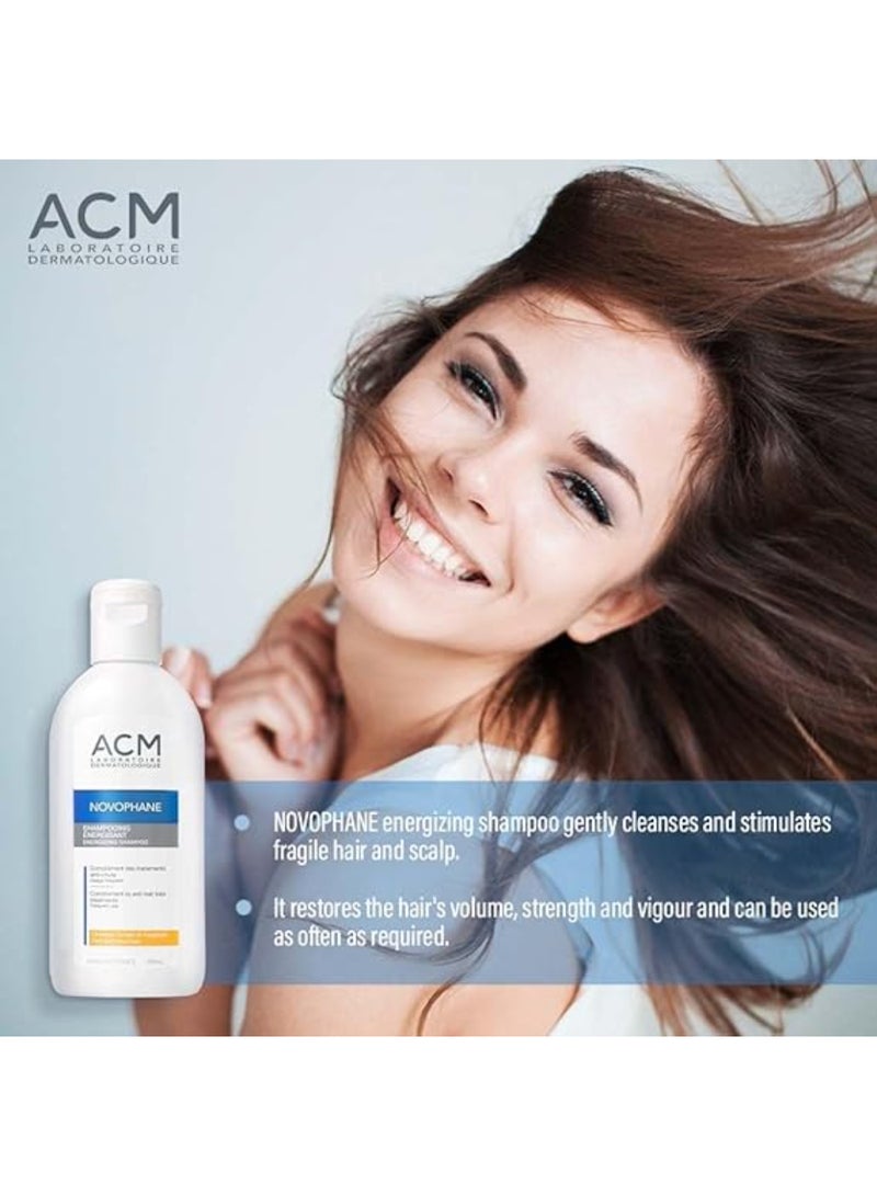 ACM Laboratoire dermatologique - Acm Novophane Energizing Shampoo 200ml - Image 1