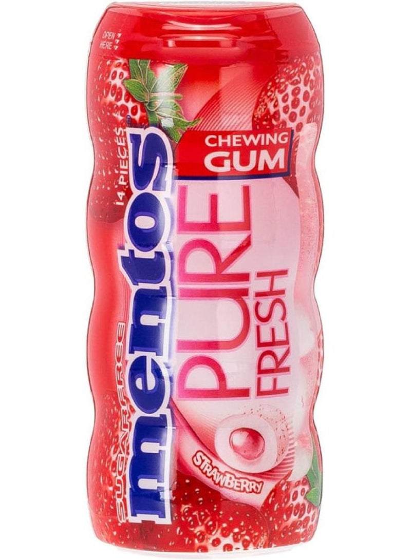 Mentos Pure fresh Gum Strawberry 24.5grams
