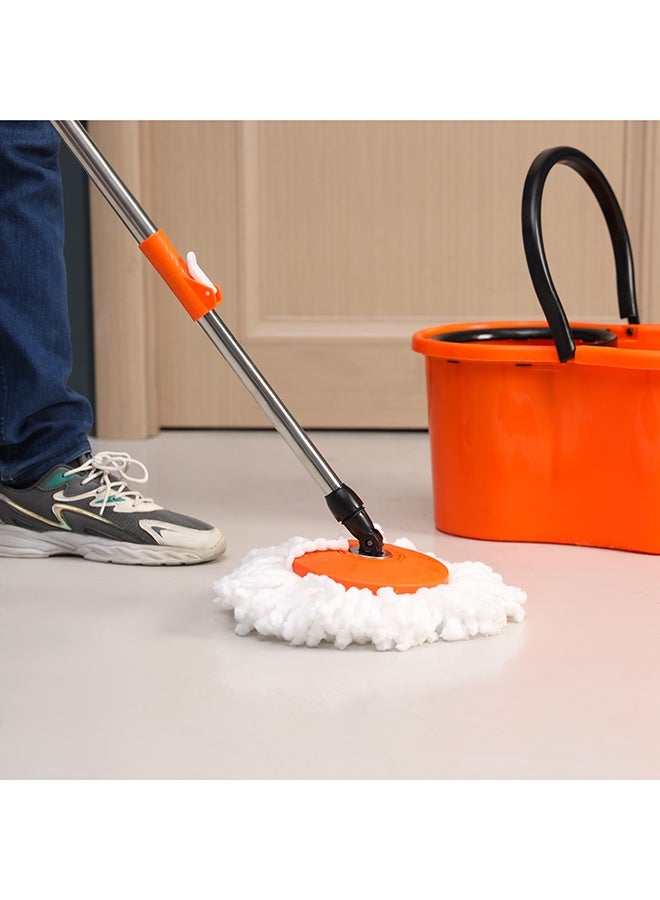 Royalford - Royalbright 13L Modern Spin Easy Mop Microfiber Technology 360掳 Rotating Plates Ss Drum Hands Free 100% Microfiber Non Splash Multicolor Assorted Assorted - Image 1