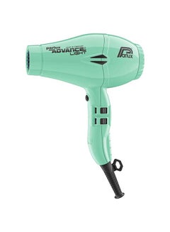 Professional Hair Dryer Advance Light Ionic Ceramic 2200W, Lightweight And Compact, For All Types Of Styles And Hair Green