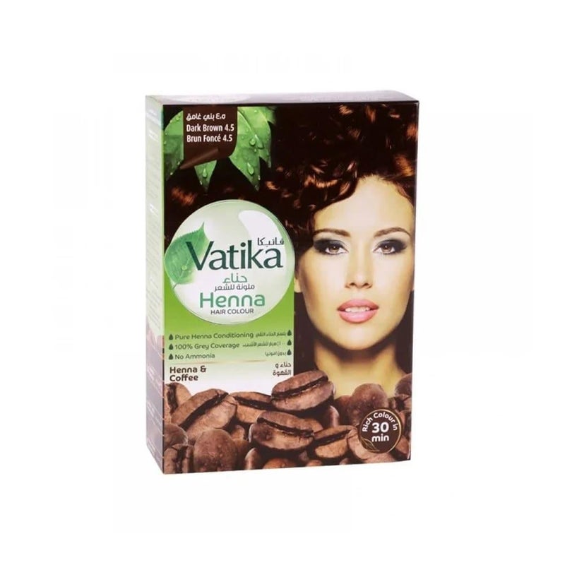 VATIKA Henna Hair Colours Dark Brown 60grams