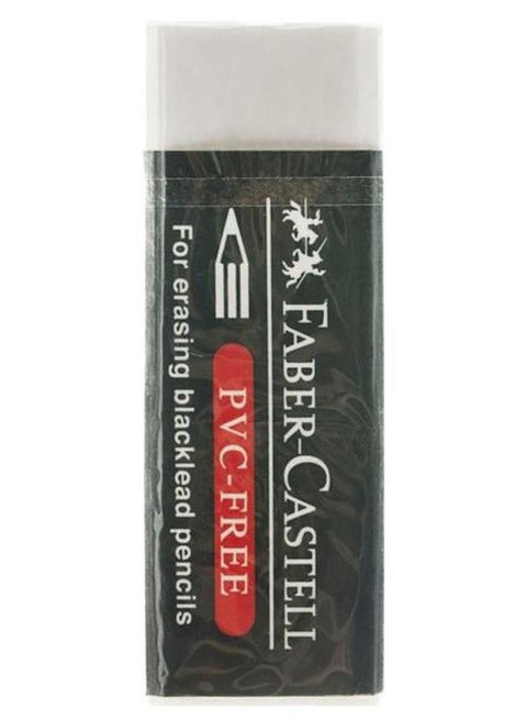 Faber-Castell-Eraser Pvc-Free White
