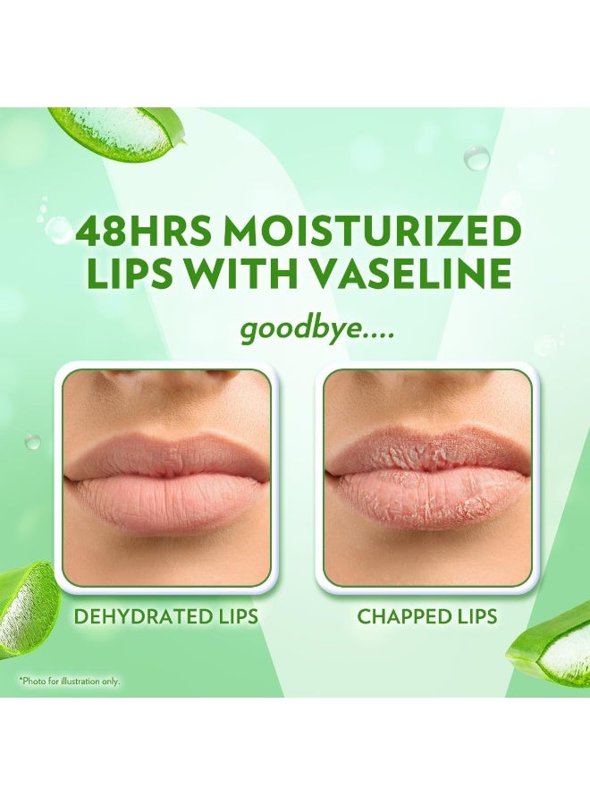 Vaseline - Lip Therapy Aloe Vera Green 4.8grams - Image 1