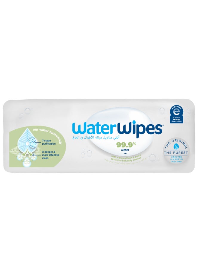 WaterWipes - Plastic Free Textured Clean Toddler And Baby Wipes 240 Count - Image 1