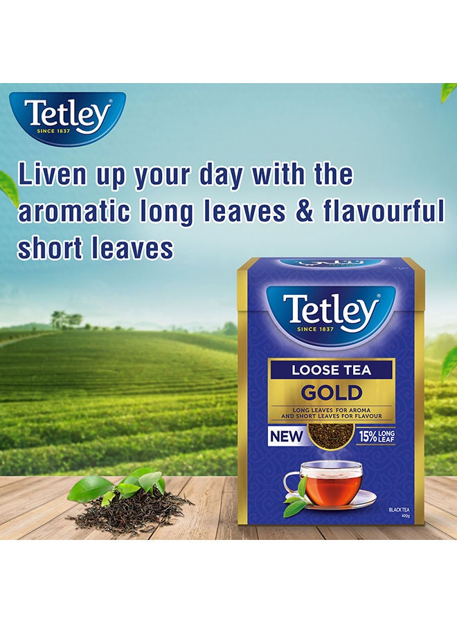 Tetley Gold Loose Black Tea 400.0grams - Image 5