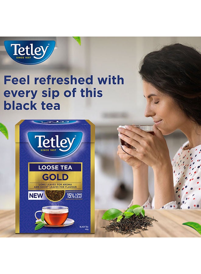 Tetley Gold Loose Black Tea 400.0grams - Image 4