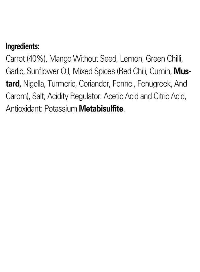 Shan Carrot Pickle 300grams - Image 3