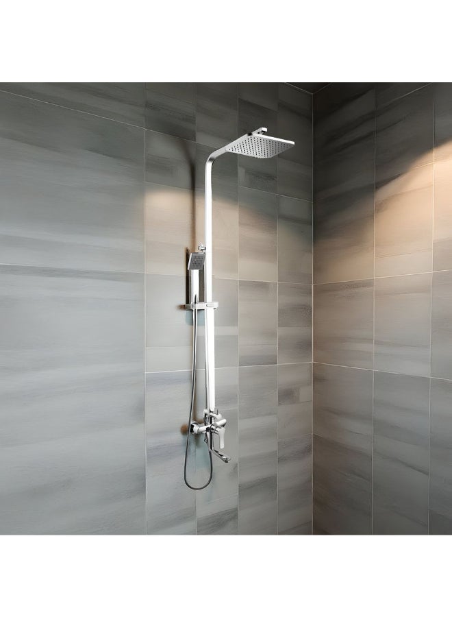 DANUBE HOME Milano Charming Rain Shower Silver - Image 1
