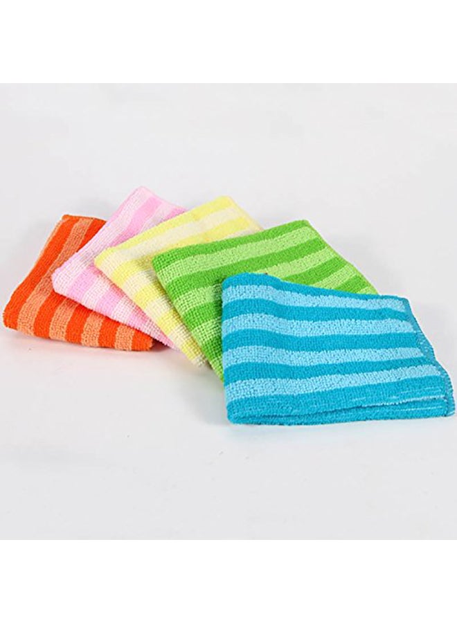 Microfiber Kitchen Wash Polishing Cleaning Towel, Assorted Multicolour 30x30cm - Image 2
