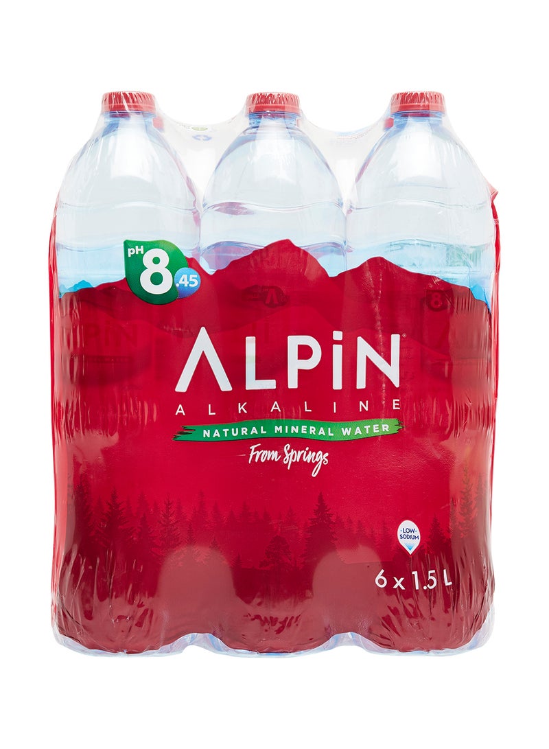 ألبين مياه معدنية طبيعية . 1.5لترات عبوة من 6 قطع - Image 3