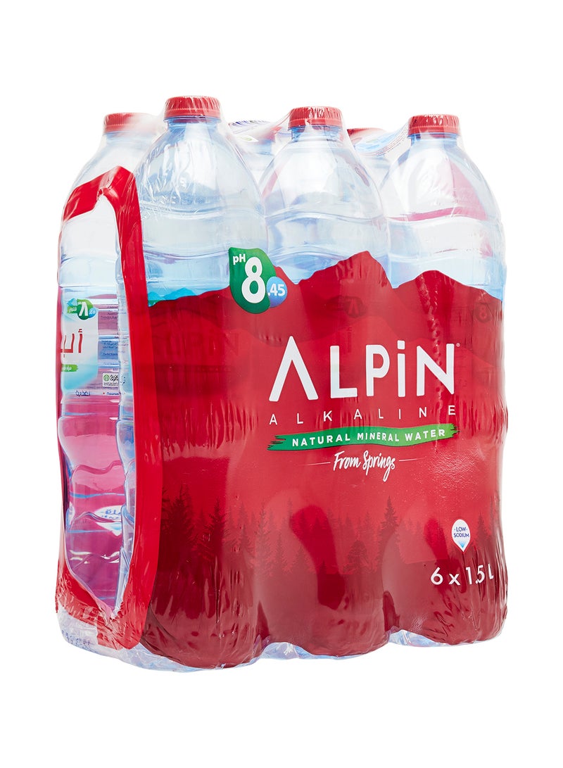 ألبين مياه معدنية طبيعية . 1.5لترات عبوة من 6 قطع - Image 4