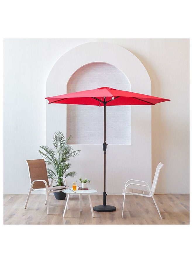 DANUBE HOME - Sunvilla Umbrella Without Base Red 2x7meter - Image 1