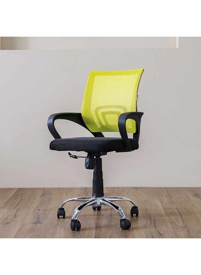 DANUBE HOME Acqua Mid Back Chair Green/Black  - Image 3