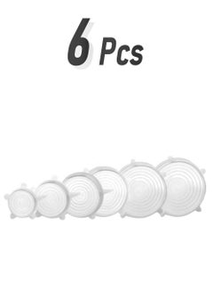 6-Piece Silicone Stretch Lids Clear - pnsku/N28661472A/45/_/1739297158/f2cf871d-9074-42da-b2c3-1aa407235195