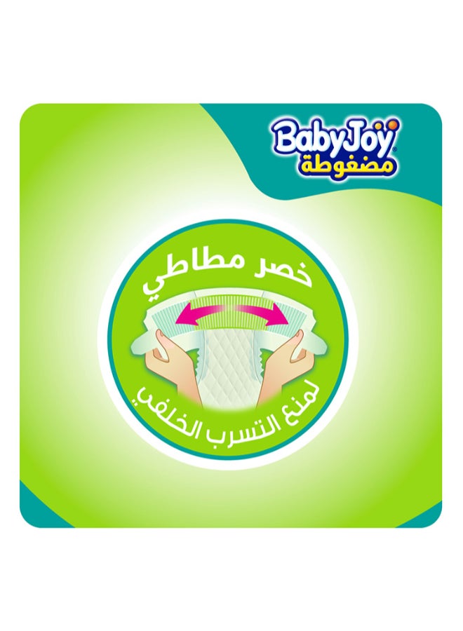 BabyJoy - Compressed Diamond Pad Diaper, Size 4, Large, 10-18 Kg, Value Pack, 32 Diapers - Image 1