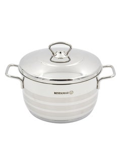 Korkmaz Stockpot With Lid Silver 22x12cm  - Image 1